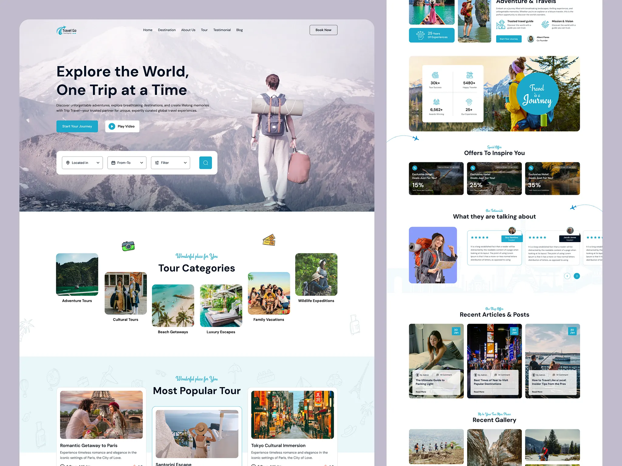 Travel Agency Website